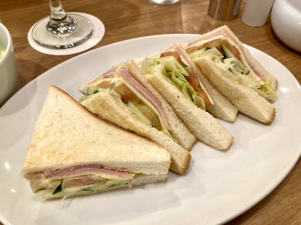 カフェトロッコのサンドイッチ