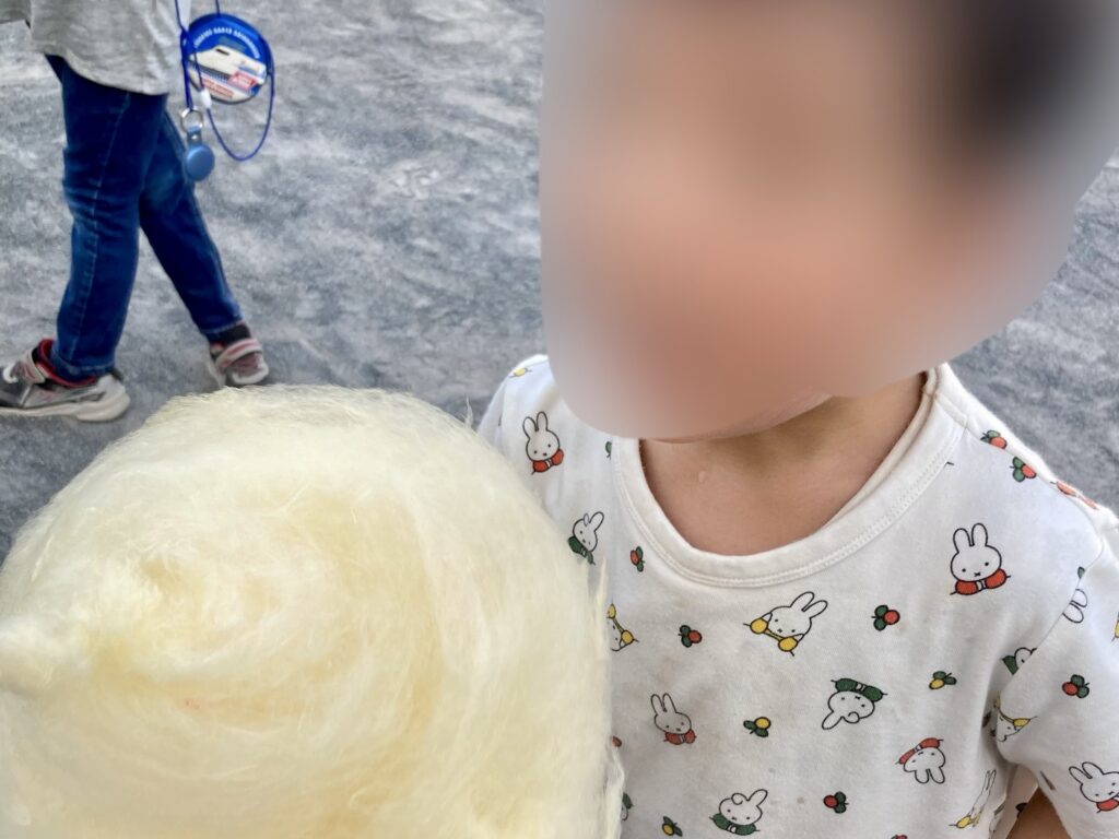 お祭りのわたあめ