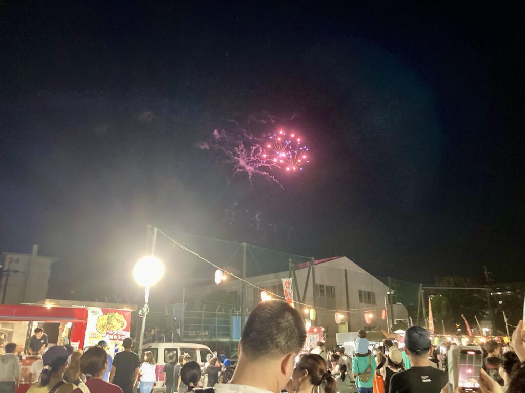 左近山団地 花火