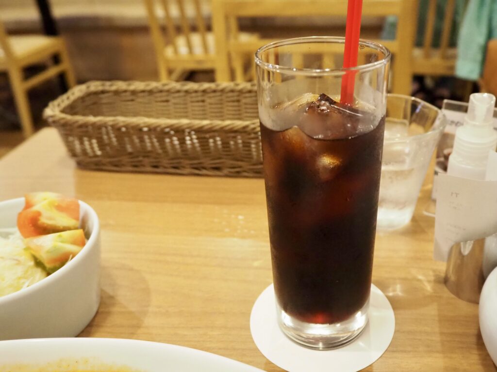 カフェトロッコのアイスコーヒー