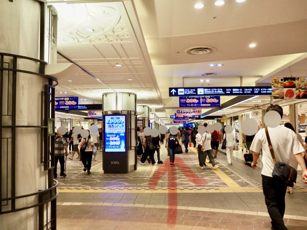 横浜駅東口方面にベビーカーで行く最短ルート