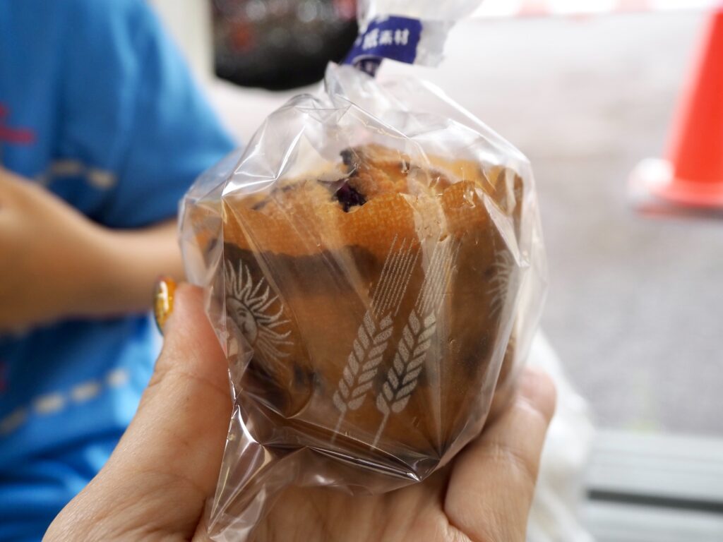 よこはまあさひブルーベリーの森のブルーベリーマフィン