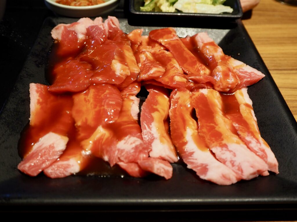 上カルビ定食　240g