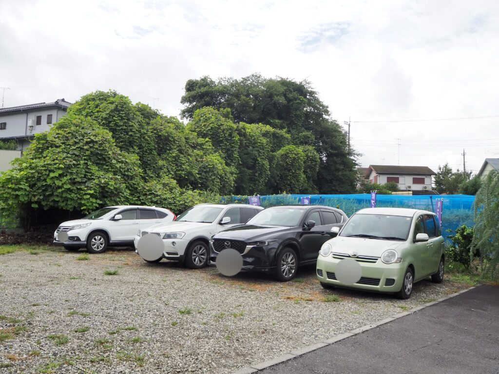 よこはまあさひブルーベリーの森 駐車場