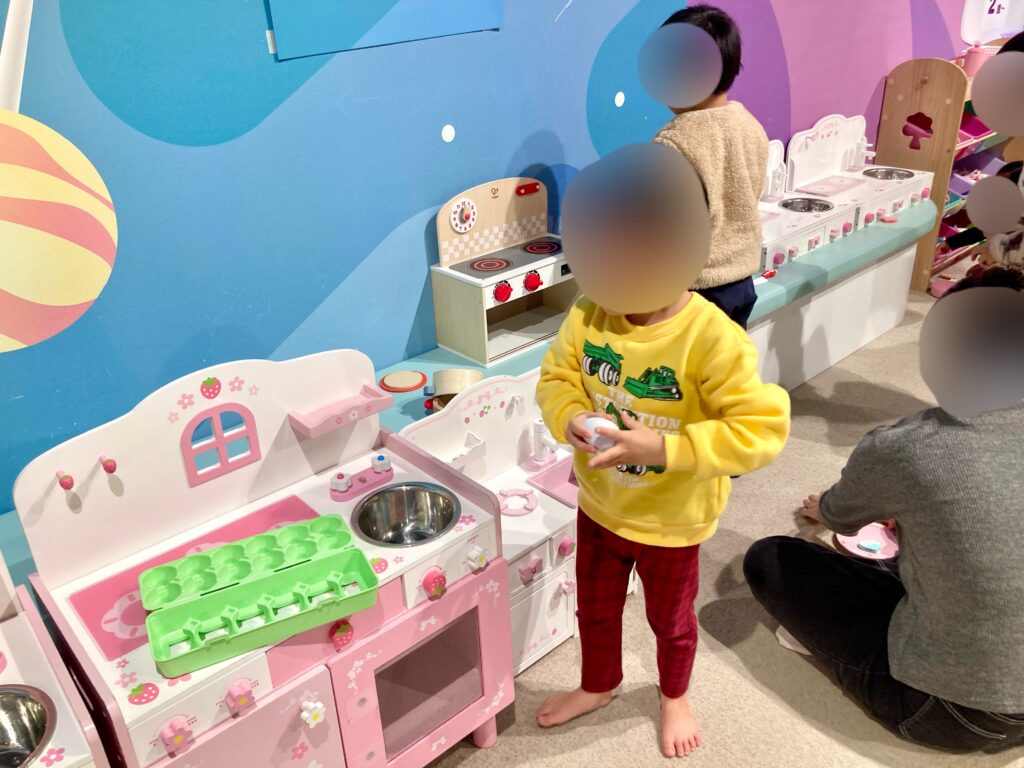ハピピランド横浜アソビル店のおままごとセットの写真
