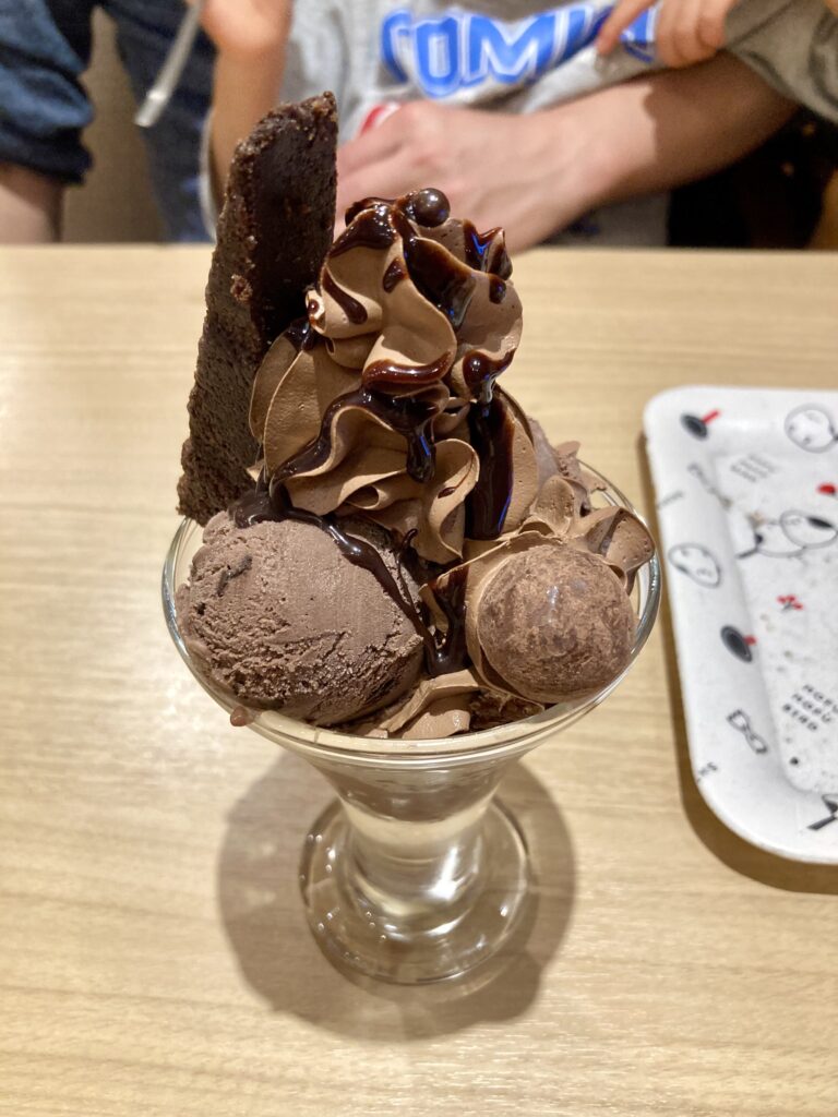 ビッグボーイのチョコパフェの写真