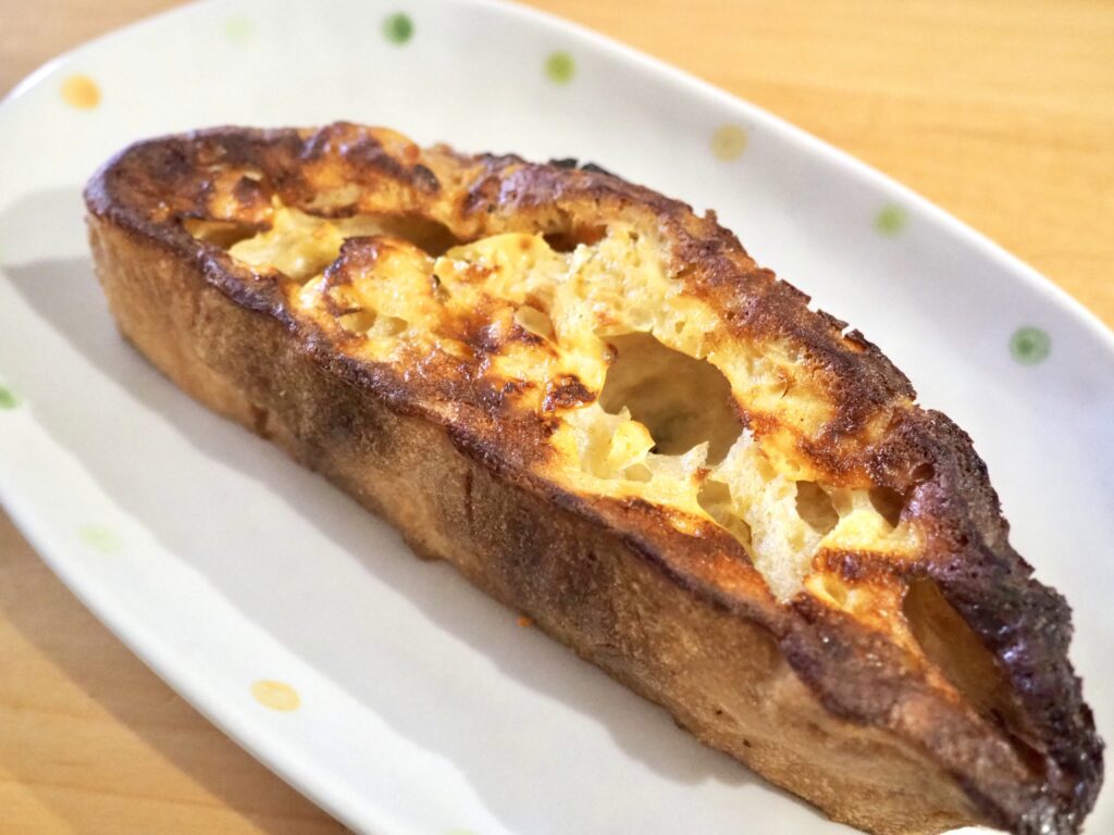 旭区のパン屋「パンオピエドラ」のフレンチトースト