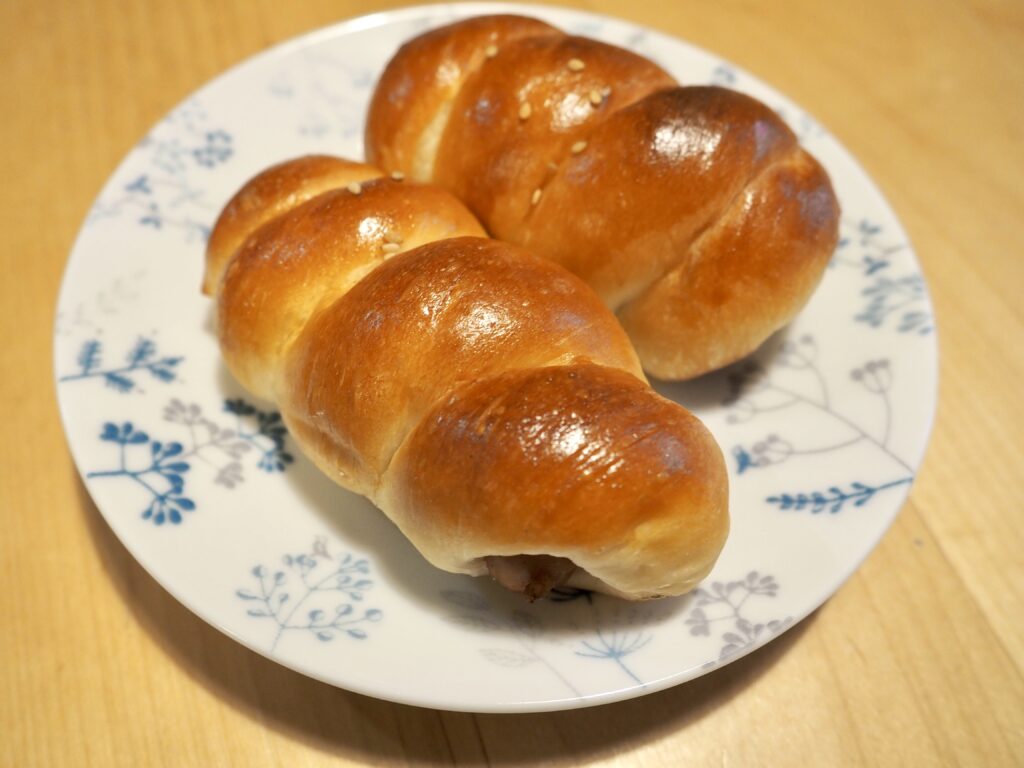 パンパティ二俣川店のちびソーセージパンの写真