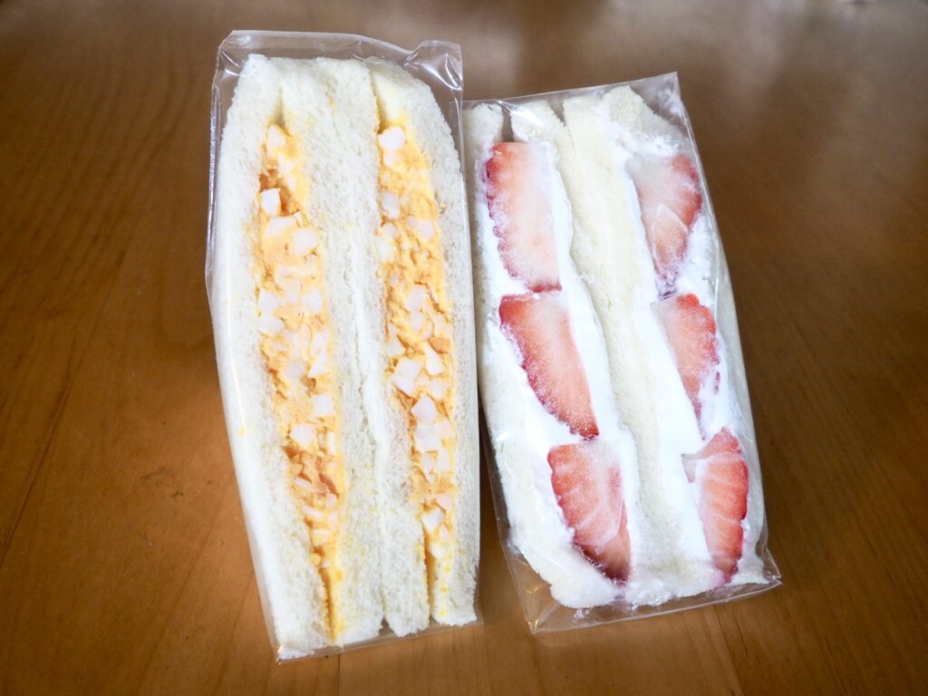 相鉄線いずみ野駅のサンデーのサンドイッチの写真