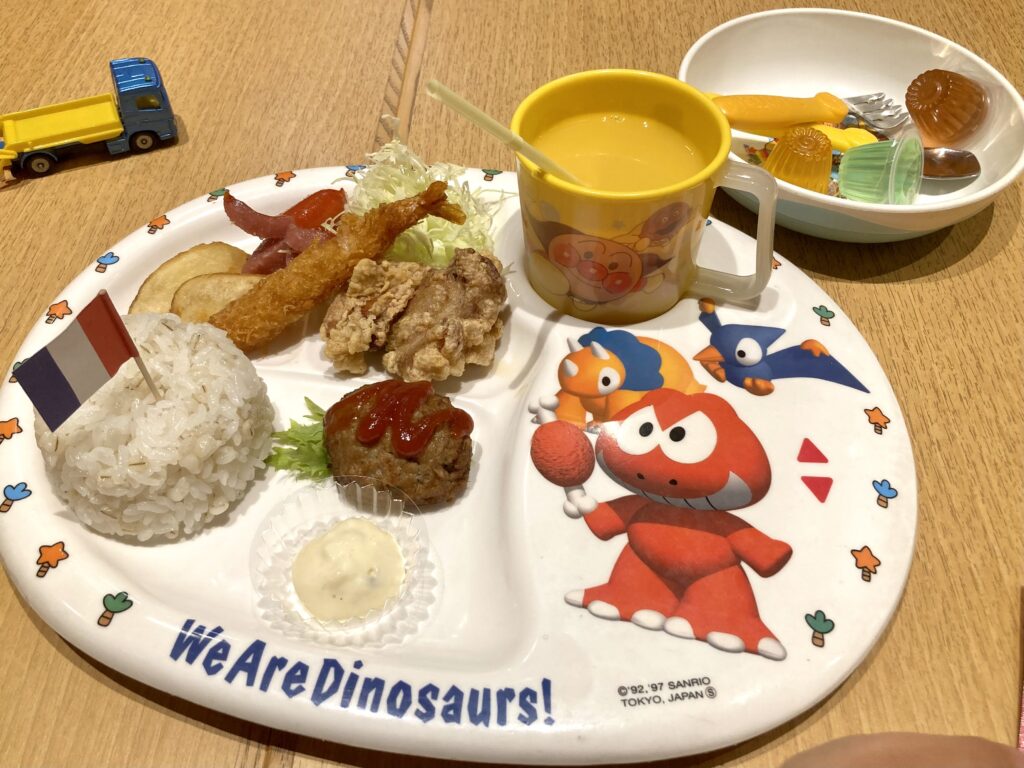 ジョイナステラス二俣川にある「牛タン料理大黒や」のキッズメニューの写真