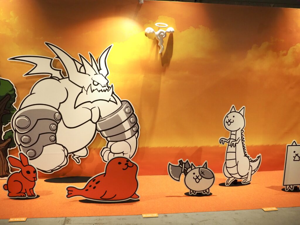 横浜で開催中の「にゃんこ大戦争展」の西表島の写真