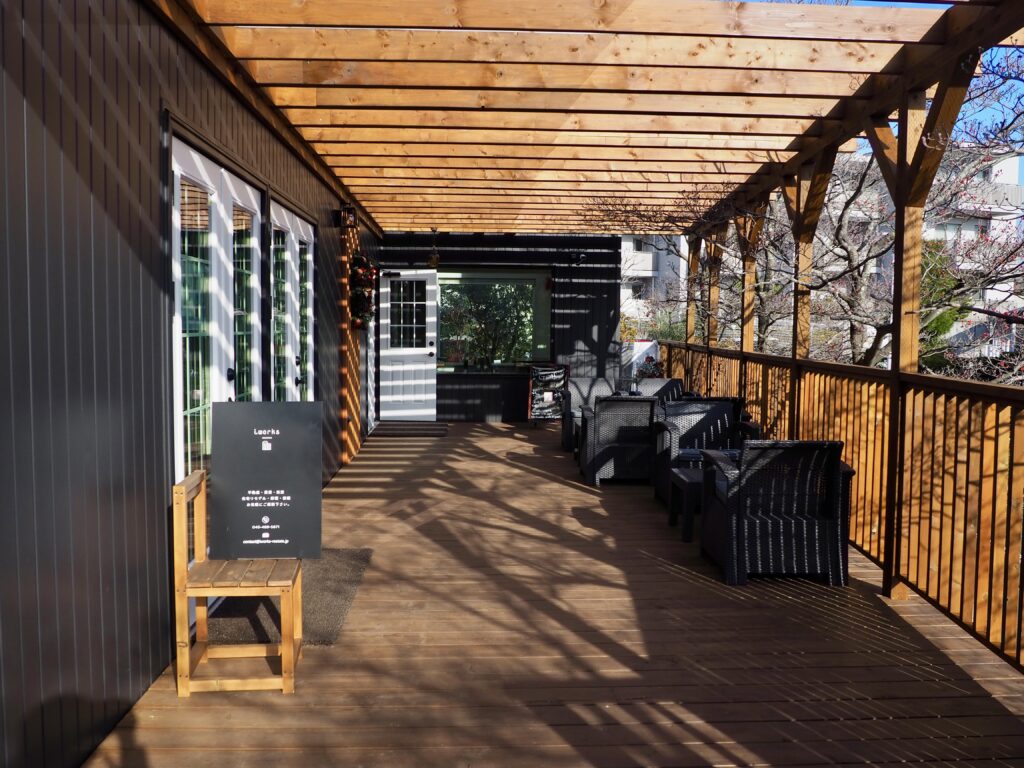横浜・二俣川のカフェG’cafe（ジーカフェ）のテラス席