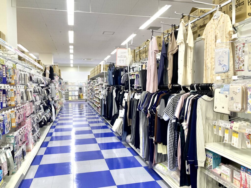 四季の森フォレオにオープンした西松屋 店内の様子 横浜市旭区
