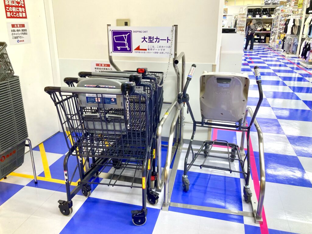 四季の森フォレオにオープンした西松屋 店内の様子 横浜市旭区（カート）