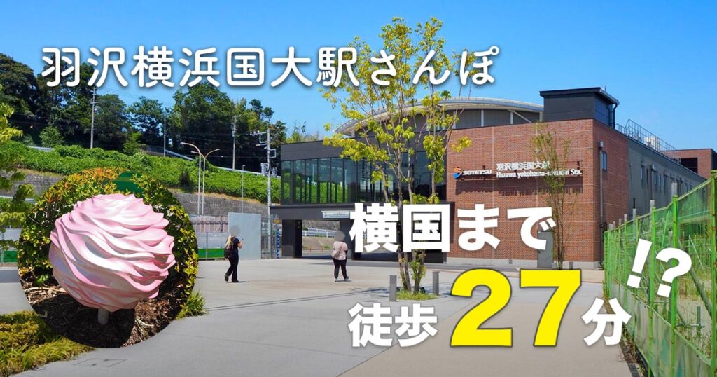 羽沢横浜国大駅の駅舎と横浜国大まで徒歩27分を検証した駅さんぽ