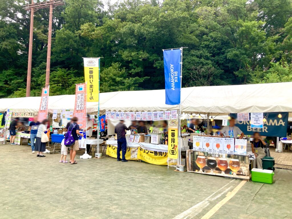 あさひジャズまつり2026の出店の様子