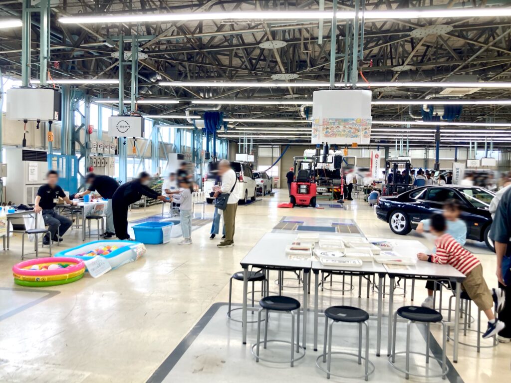 日産横浜自動車学校の学園祭の子どもコーナー